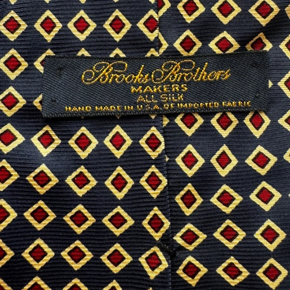 Vintage Brooks Brothers Makers All Silk Tie Made in USA